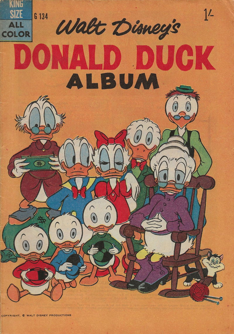 Walt Disney's Giant Comics [G Series] (WG Publications, 1951 series) #134 — Walt Disney's Donald Duck Album (1959)