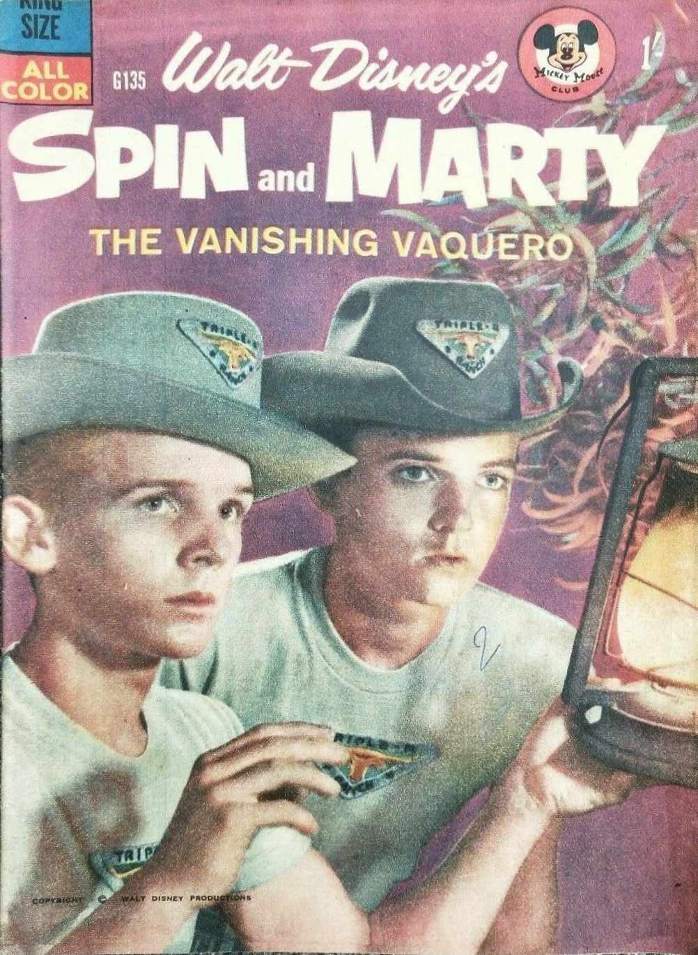 Walt Disney's Giant Comics [G Series] (WG Publications, 1951 series) #135 — Walt Disney's Spin and Marty ([April 1959])