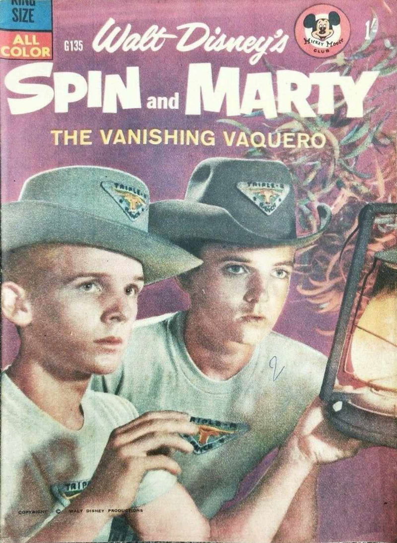Walt Disney's Giant Comics [G Series] (WG Publications, 1951 series) #135 — Walt Disney's Spin and Marty ([April 1959])