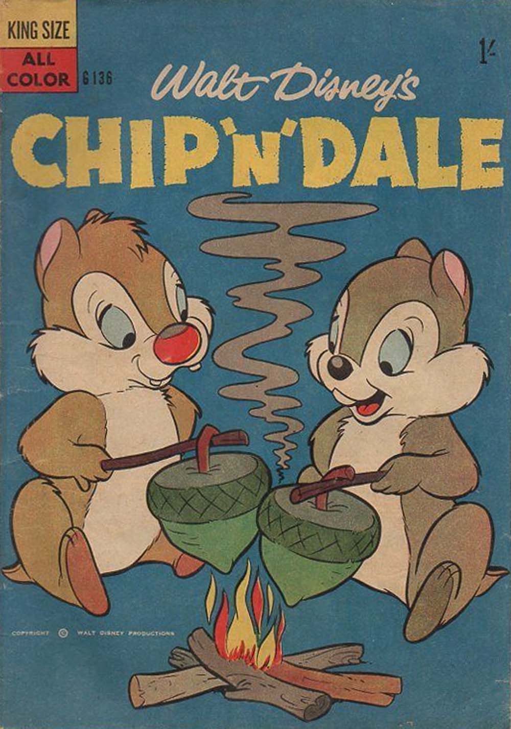 Walt Disney's Giant Comics [G Series] (WG Publications, 1951 series) #136 — Walt Disney's Chip 'n' Dale (1959)