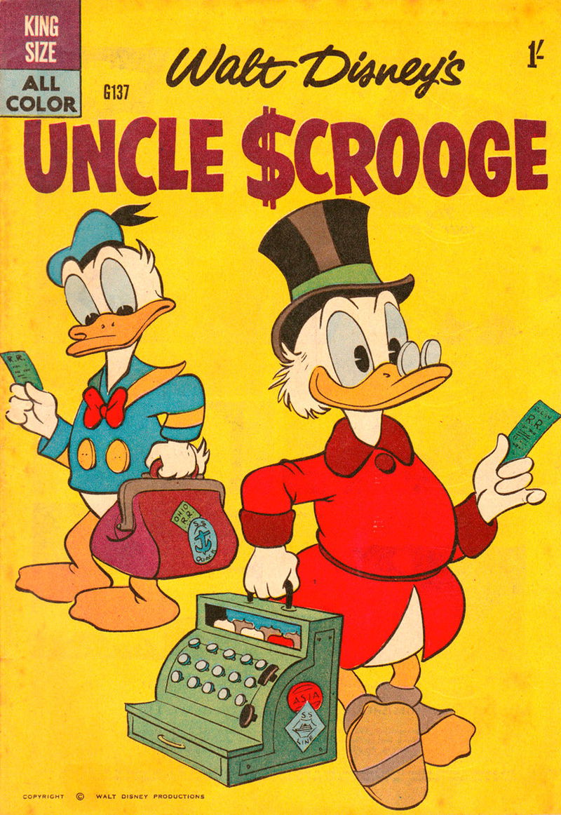 Walt Disney's Giant Comics [G Series] (WG Publications, 1951 series) #G137 — Walt Disney's Uncle Scrooge (1959)