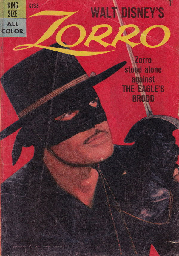 Walt Disney's Giant Comics [G Series] (WG Publications, 1951 series) #138 (1959) —Walt Disney's Zorro