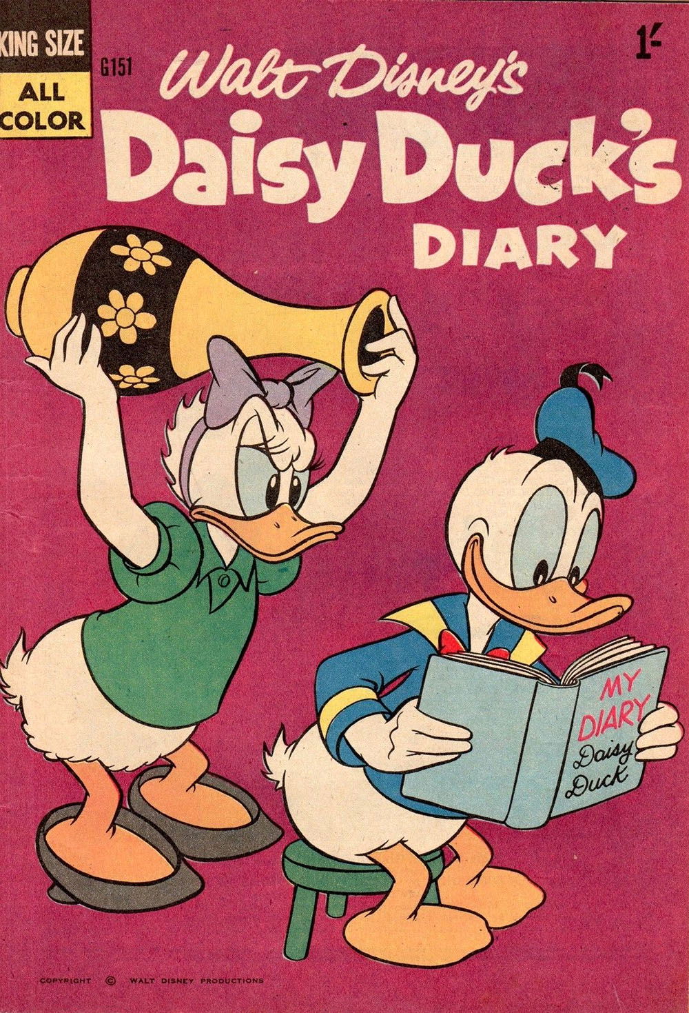 Walt Disney's Giant Comics [G Series] (WG Publications, 1951 series) #G151 — Walt Disney's Daisy Duck's Diary (1959)
