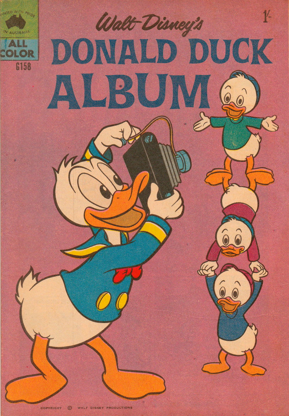 Walt Disney's Giant Comics [G Series] (WG Publications, 1951 series) #G158 — Walt Disney's Donald Duck Album (1959)