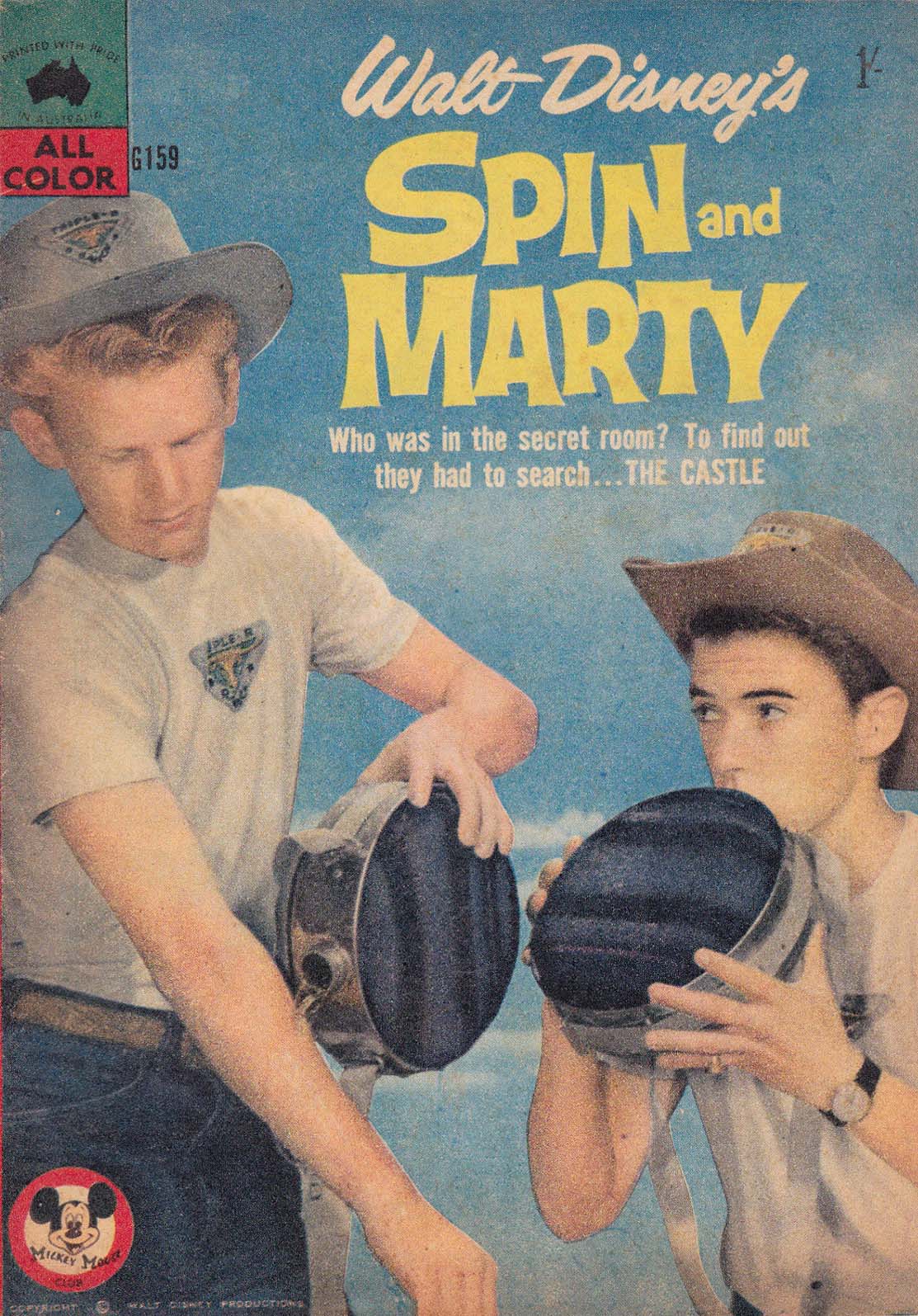 Walt Disney's Giant Comics [G Series] (WG Publications, 1951 series) #G159 — Walt Disney's Spin and Marty (1959)