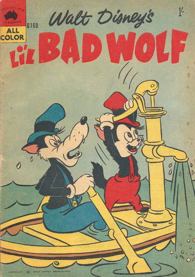 Walt Disney's Giant Comics [G Series] (WG Publications, 1951 series) #G160 — Walt Disney's Li'l Bad Wolf 1959