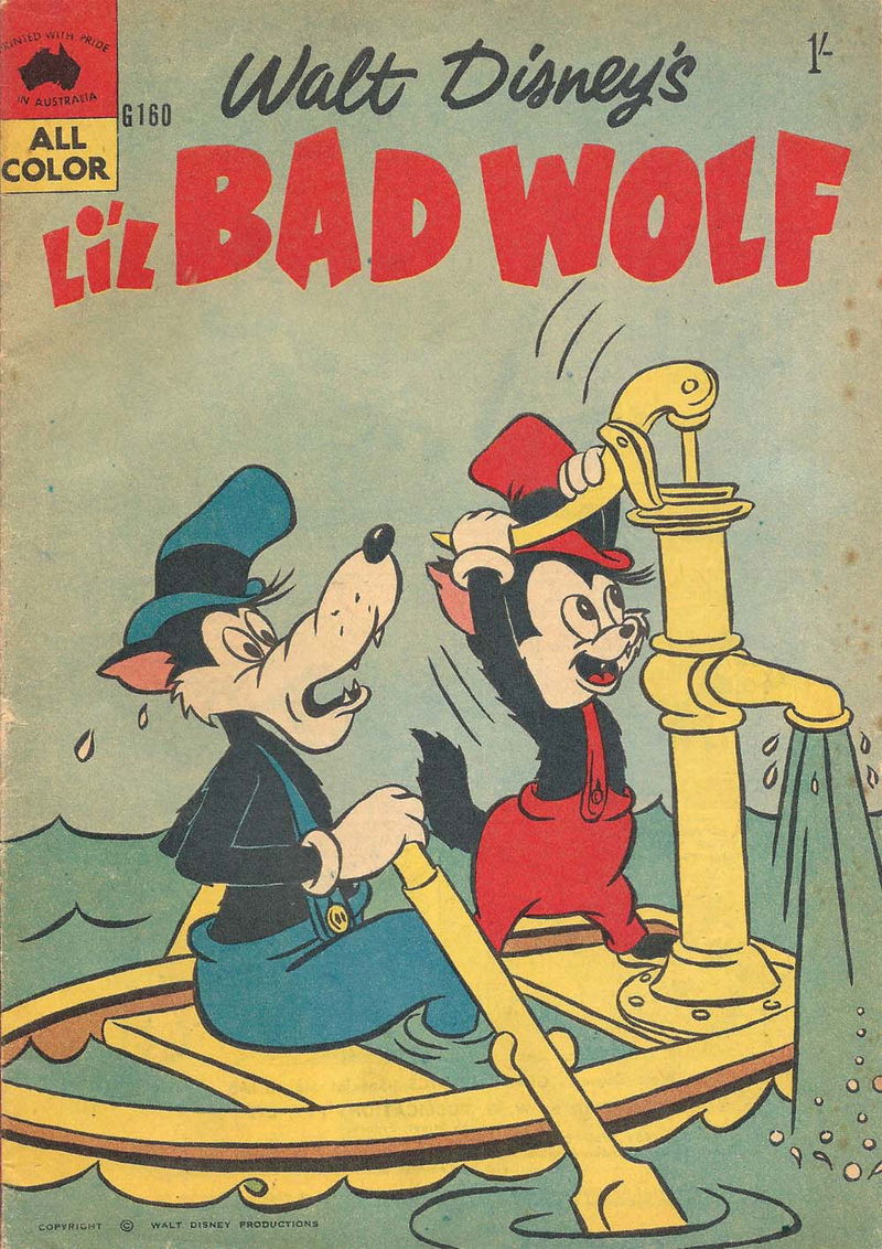 Walt Disney's Giant Comics [G Series] (WG Publications, 1951 series) #G160 — Walt Disney's Li'l Bad Wolf (1959)