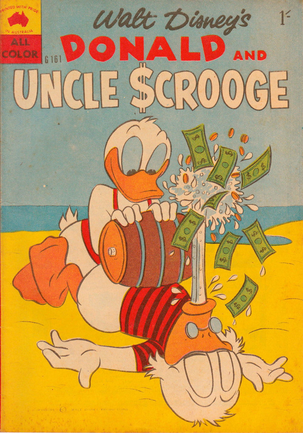 Walt Disney's Giant Comics [G Series] (WG Publications, 1951 series) #G161 — Walt Disney's Donald and Uncle Scrooge (1959)