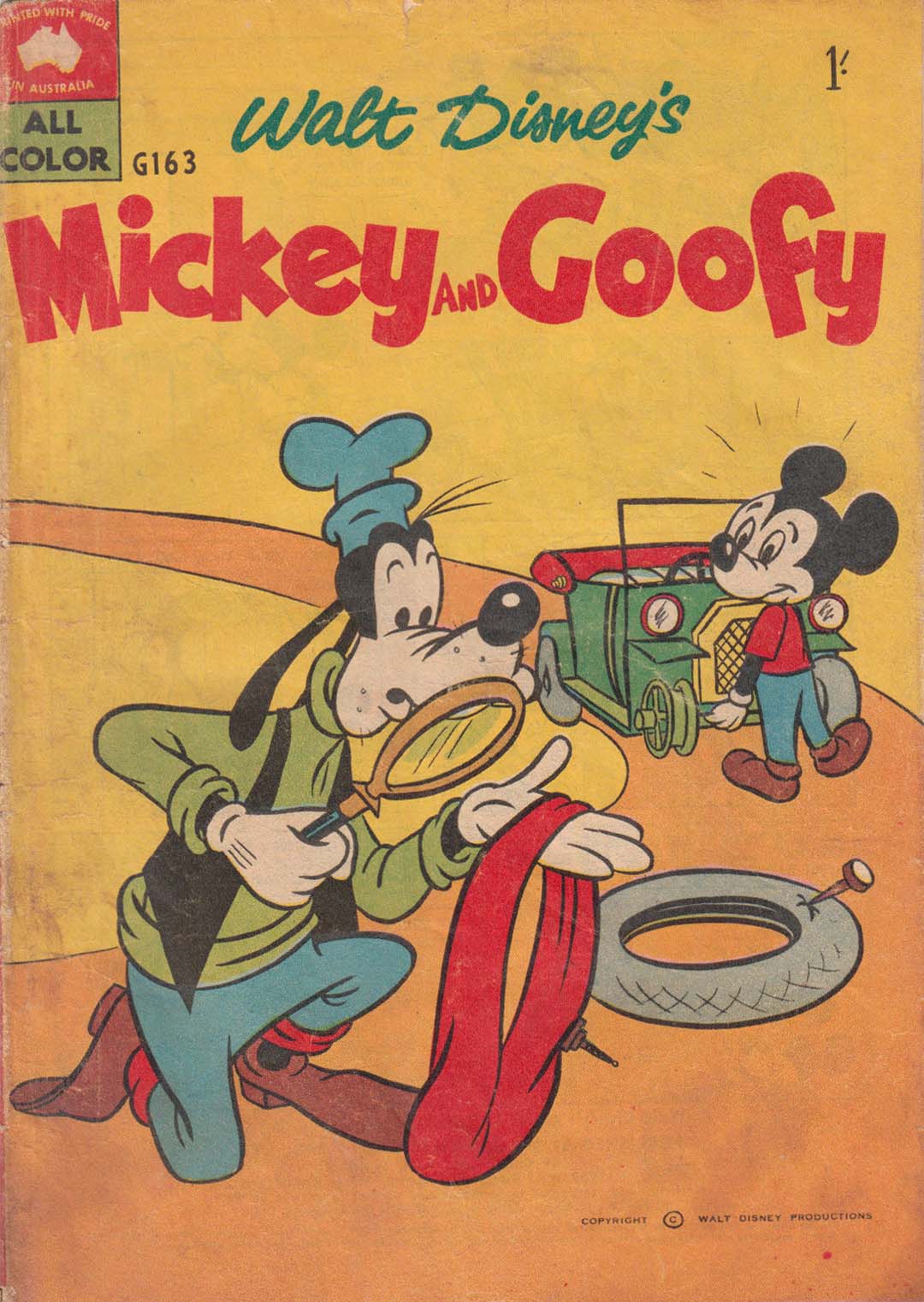 Walt Disney's Giant Comics [G Series] (WG Publications, 1951 series) #G163 — Walt Disney's Mickey and Goofy (1959)