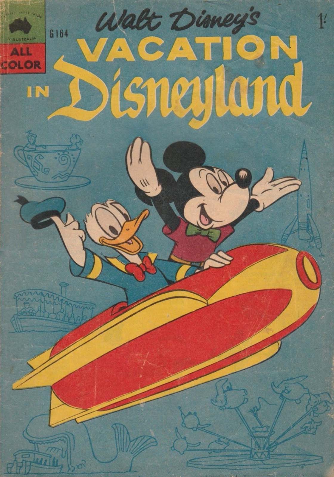 Walt Disney's Giant Comics [G Series] (WG Publications, 1951 series) #G164 — Walt Disney's Vacation in Disneyland (1959)