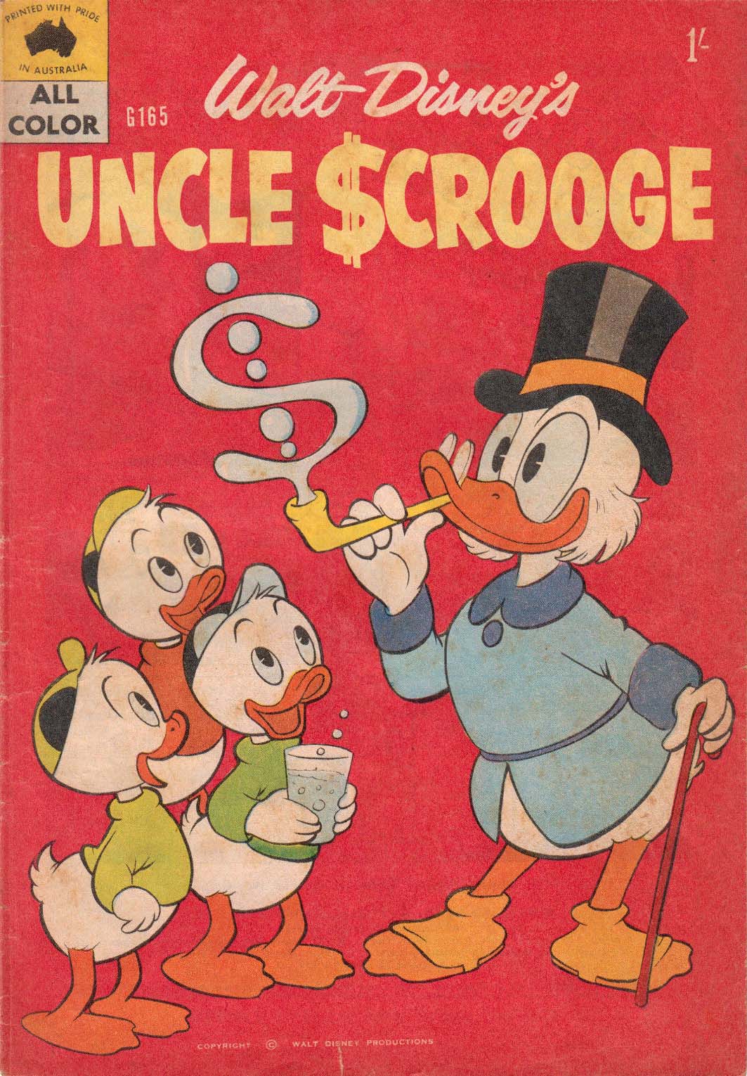 Walt Disney's Giant Comics [G Series] (WG Publications, 1951 series) #G165 — Walt Disney's Uncle $crooge (1959)