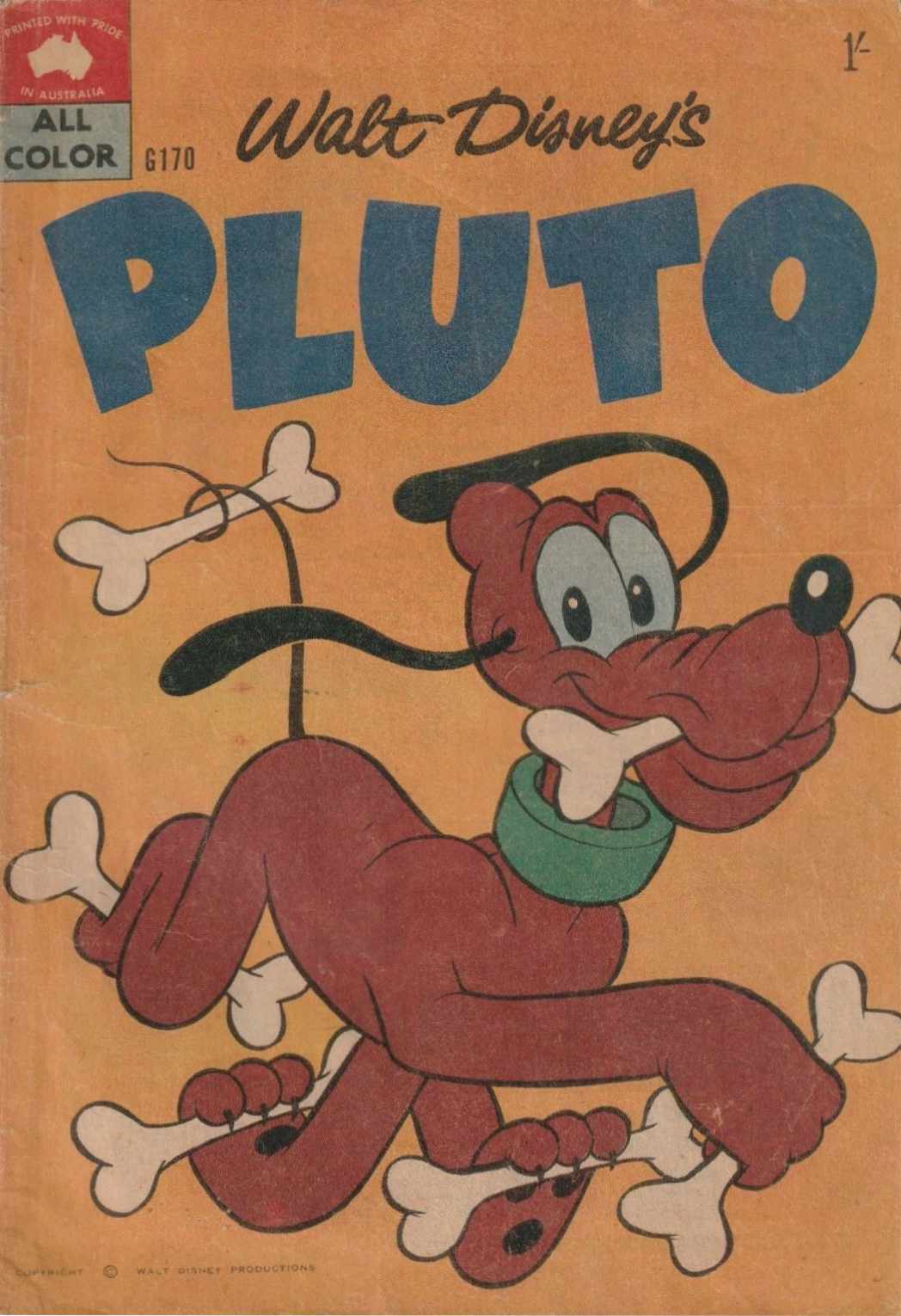 Walt Disney's Giant Comics [G Series] (WG Publications, 1951 series) #G170 — Walt Disney's Pluto (1960)