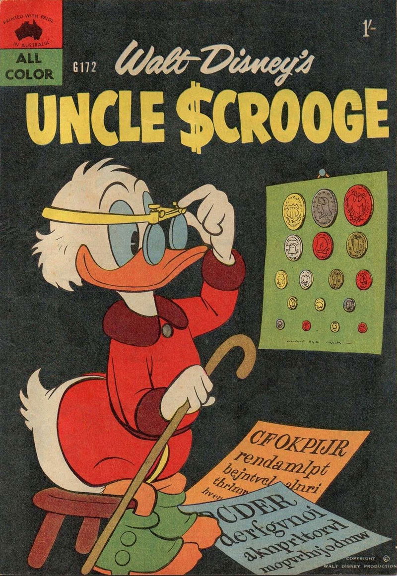 Walt Disney's Giant Comics [G Series] (WG Publications, 1951 series) #G172 — Walt Disney's Uncle Scrooge (1960)