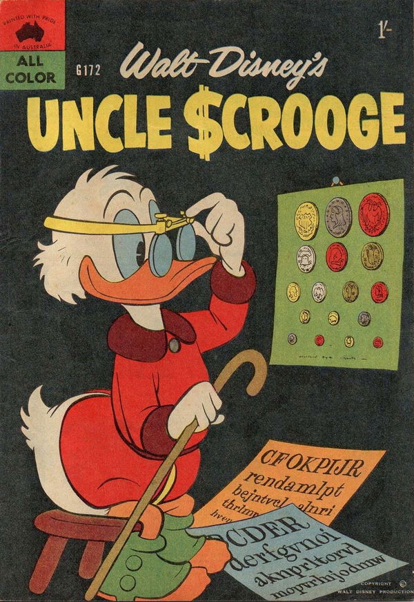 Walt Disney's Giant Comics [G Series] (WG Publications, 1951 series) #G172 (1960) —Walt Disney's Uncle Scrooge