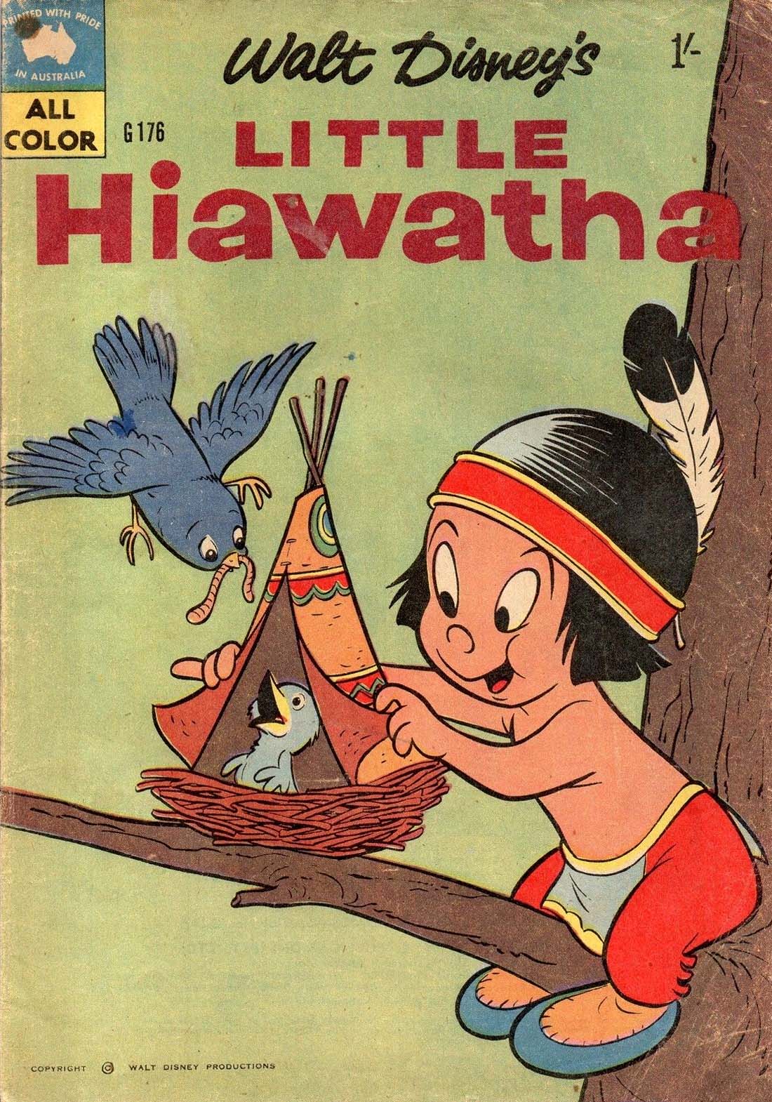 Walt Disney's Giant Comics [G Series] (WG Publications, 1951 series) #G176 — Walt Disney's Little Hiawatha (1960)