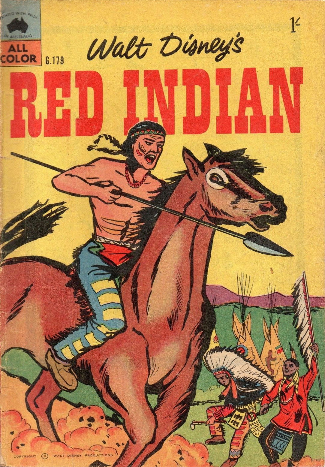 Walt Disney's Giant Comics [G Series] (WG Publications, 1951 series) #G179 — Walt Disney's Red Indian ([1960])