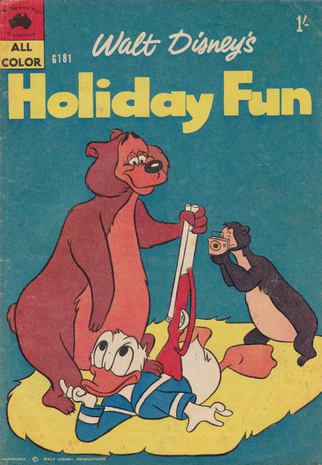 Walt Disney's Giant Comics [G Series] (WG Publications, 1951 series) #G181 — Walt Disney's Holiday Fun (1960)