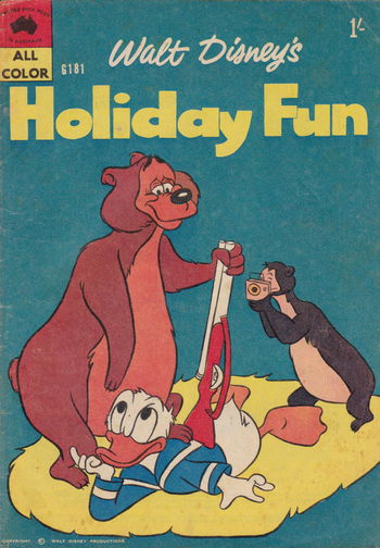 Walt Disney's Giant Comics [G Series] (WG Publications, 1951 series) #G181 (1960) —Walt Disney's Holiday Fun