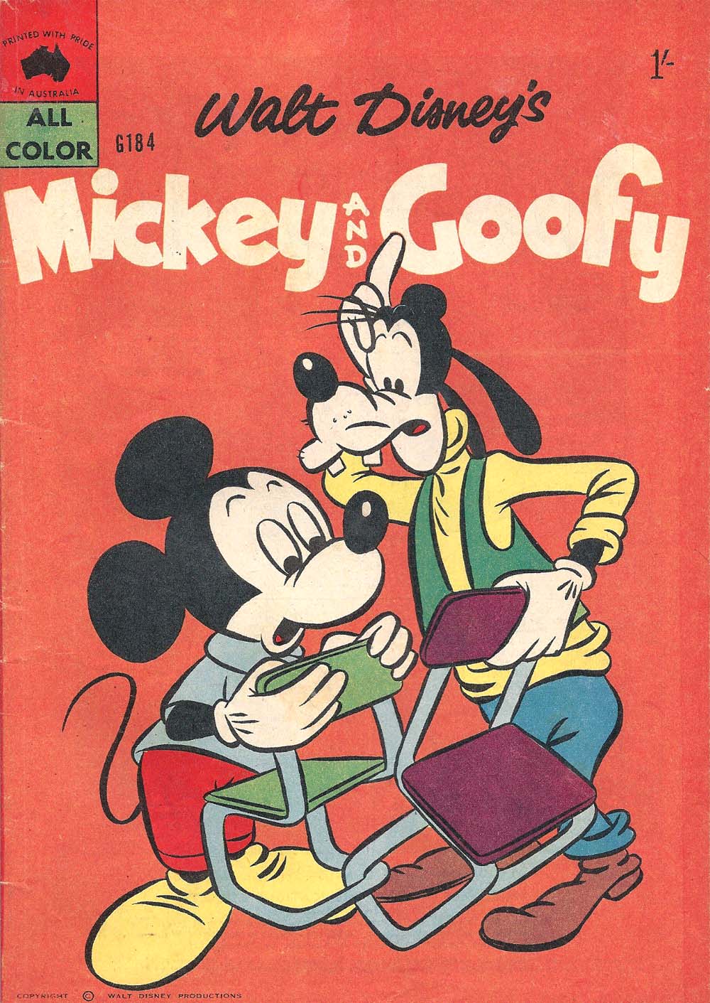 Walt Disney's Giant Comics [G Series] (WG Publications, 1951 series) #G184 — Walt Disney's Mickey and Goofy (1960)