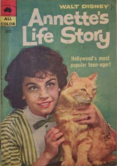 Walt Disney's Giant Comics [G Series] (WG Publications, 1951 series) #G190 — Annette's Life Story ([1960?])
