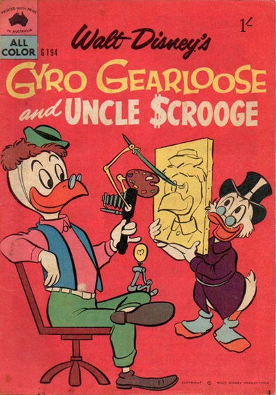 Walt Disney's Giant Comics [G Series] (WG Publications, 1951 series) #G194 — Walt Disney's Gyro Gearloos and Uncle Scrooge 1960