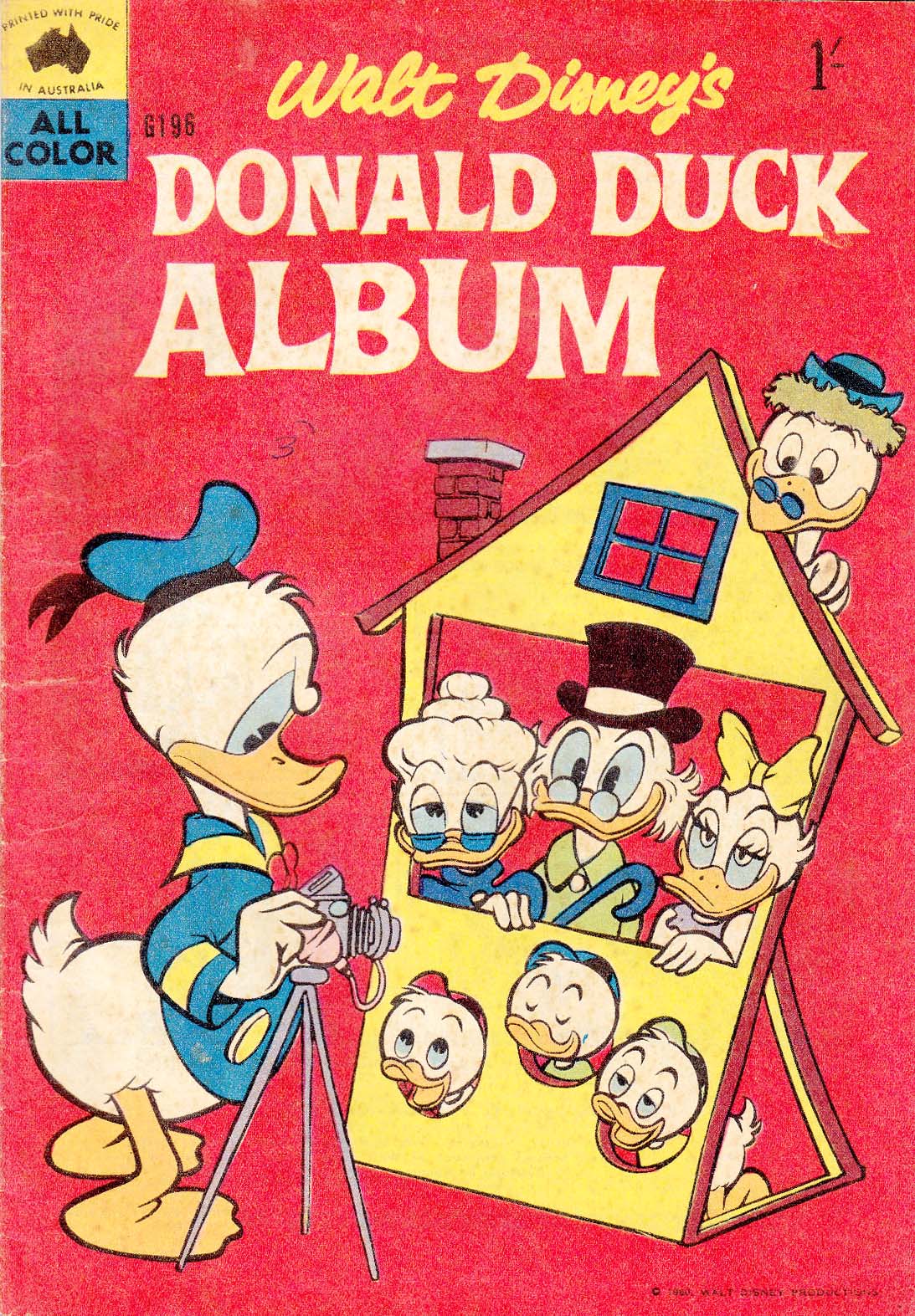 Walt Disney's Giant Comics [G Series] (WG Publications, 1951 series) #G196 — Walt Disney's Donald Duck Album (1960)