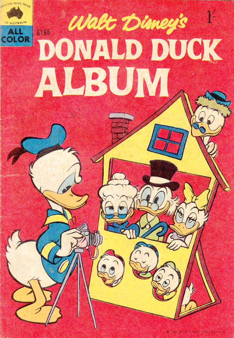 Walt Disney's Giant Comics [G Series] (WG Publications, 1951 series) #G196 — Walt Disney's Donald Duck Album (1960)