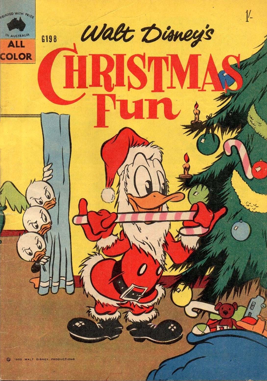 Walt Disney's Giant Comics [G Series] (WG Publications, 1951 series) #G198 — Walt Disney's Christmas Fun (1960)