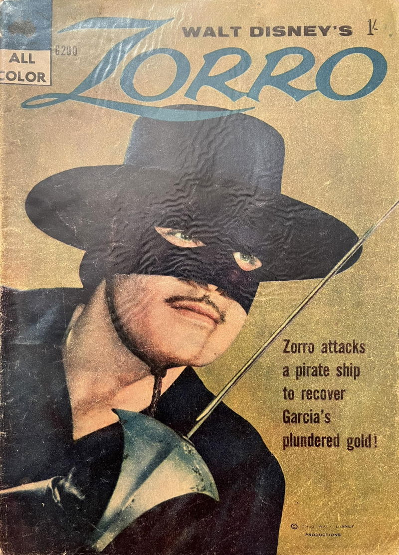 Walt Disney's Giant Comics [G Series] (WG Publications, 1951 series) #G200 — Walt Disney's Zorro ([November 1960?])