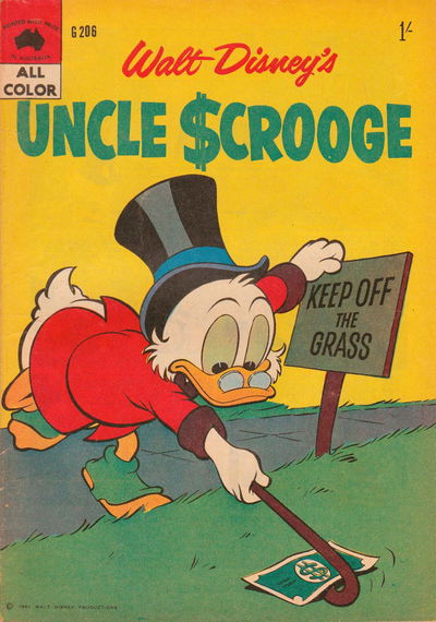 Walt Disney's Giant Comics [G Series] (WG Publications, 1951 series) #G206 — Walt Disney's Uncle Scrooge 1961