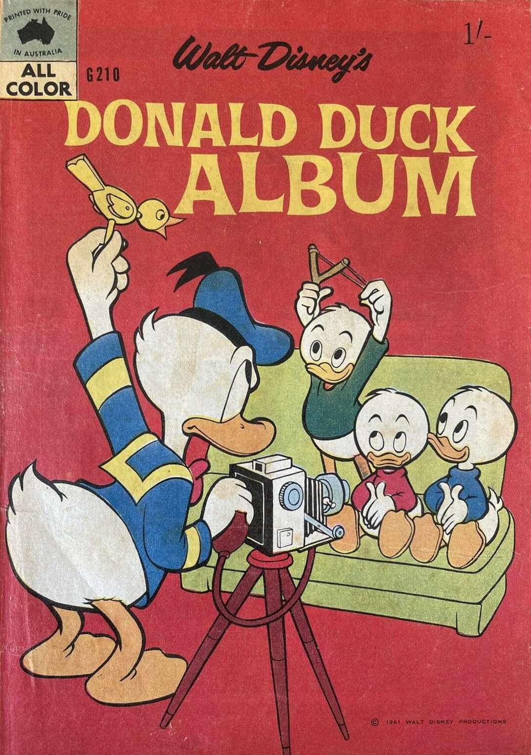 Walt Disney's Giant Comics [G Series] (WG Publications, 1951 series) #G210 — Walt Disney's Donald Duck Album (1961)