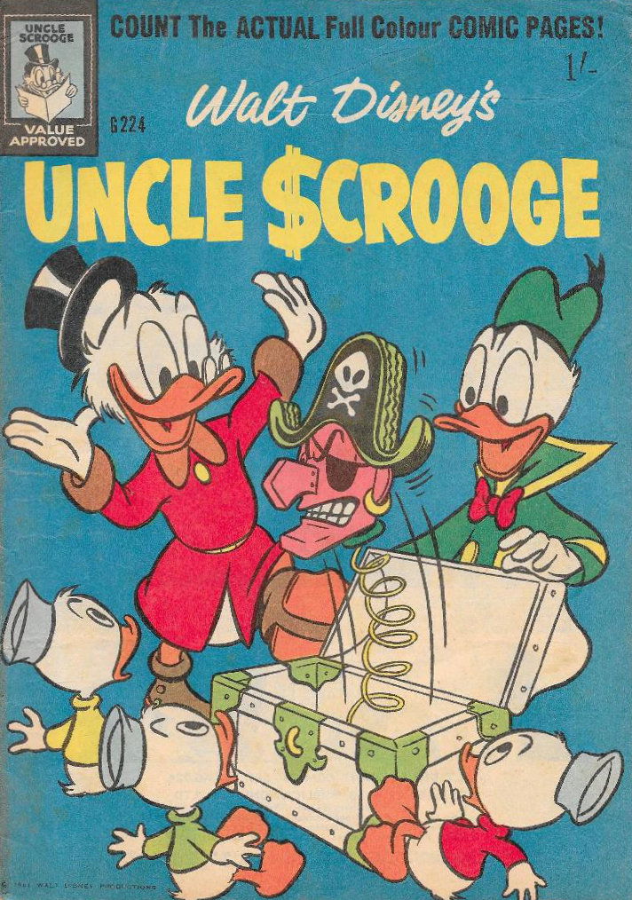 Walt Disney's Giant Comics [G Series] (WG Publications, 1951 series) #224 — Walt Disney's Uncle Scrooge ([July 1961?])