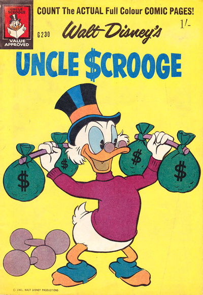 Walt Disney's Giant Comics [G Series] (WG Publications, 1951 series) #G.230 — Walt Disney's Uncle Scrooge 1961