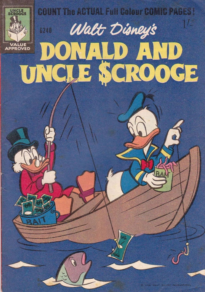 Walt Disney's Giant Comics [G Series] (WG Publications, 1951 series) #G.240 — Walt Disney's Donald and Uncle Scrooge (1962)