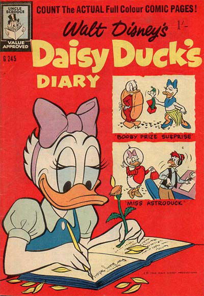 Walt Disney's Giant Comics [G Series] (WG Publications, 1951 series) #G245 — Walt Disney's Daisy Duck's Diary (1962)