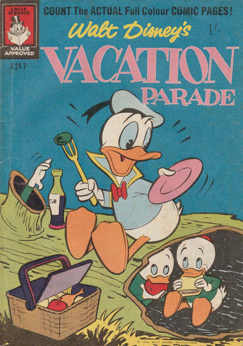 Walt Disney's Giant Comics [G Series] (WG Publications, 1951 series) #G247 — Walt Disney's Vacation Parade (1962)