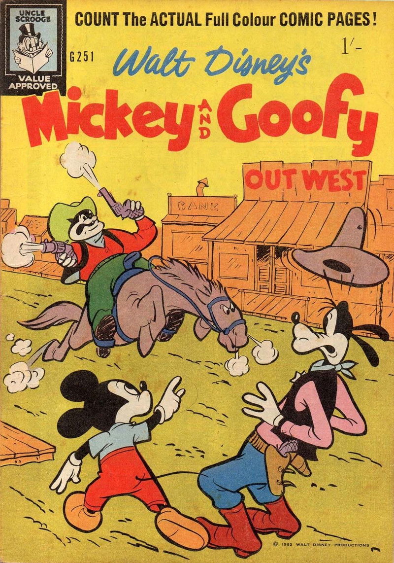 Walt Disney's Giant Comics [G Series] (WG Publications, 1951 series) #G251 — Walt Disney's Mickey and Goofy (1962)