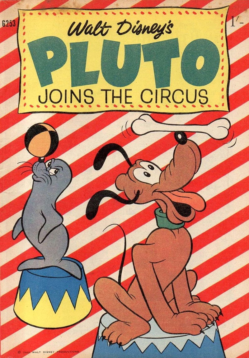 Walt Disney's Giant Comics [G Series] (WG Publications, 1951 series) #253 — Walt Disney's Pluto (1962)