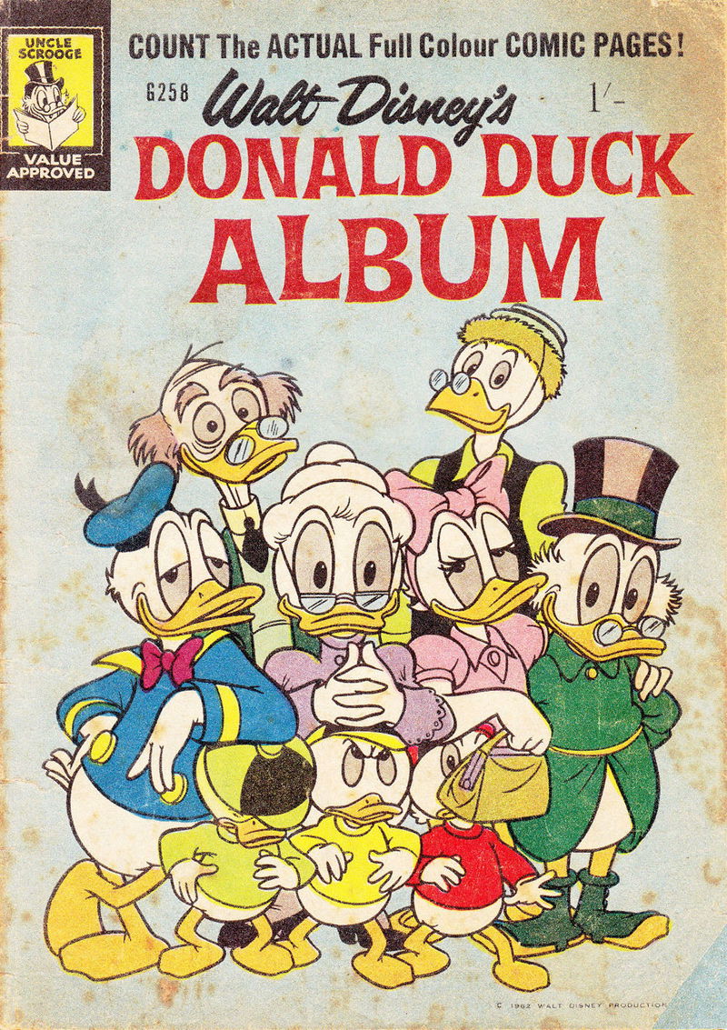 Walt Disney's Giant Comics [G Series] (WG Publications, 1951 series) #G258 — Walt Disney's Donald Duck Album (1962)
