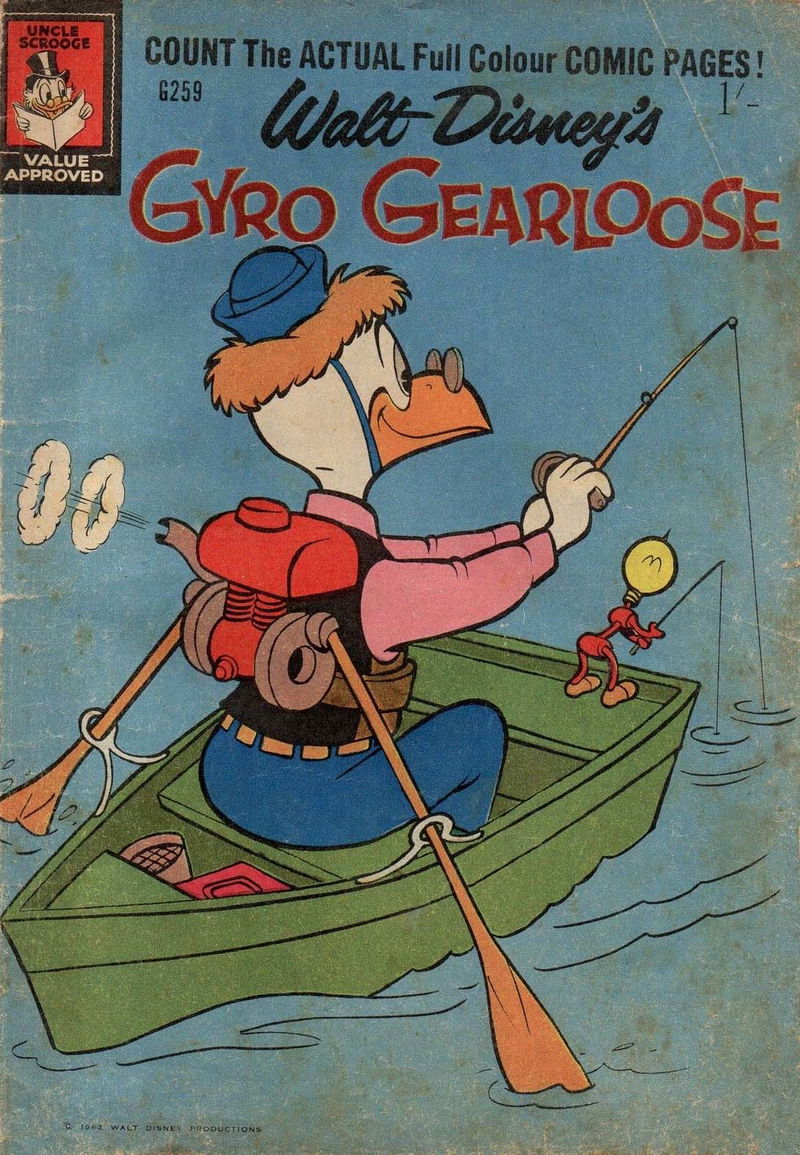 Walt Disney's Giant Comics [G Series] (WG Publications, 1951 series) #259 — Walt Disney's Gyro Gearloose (1962)