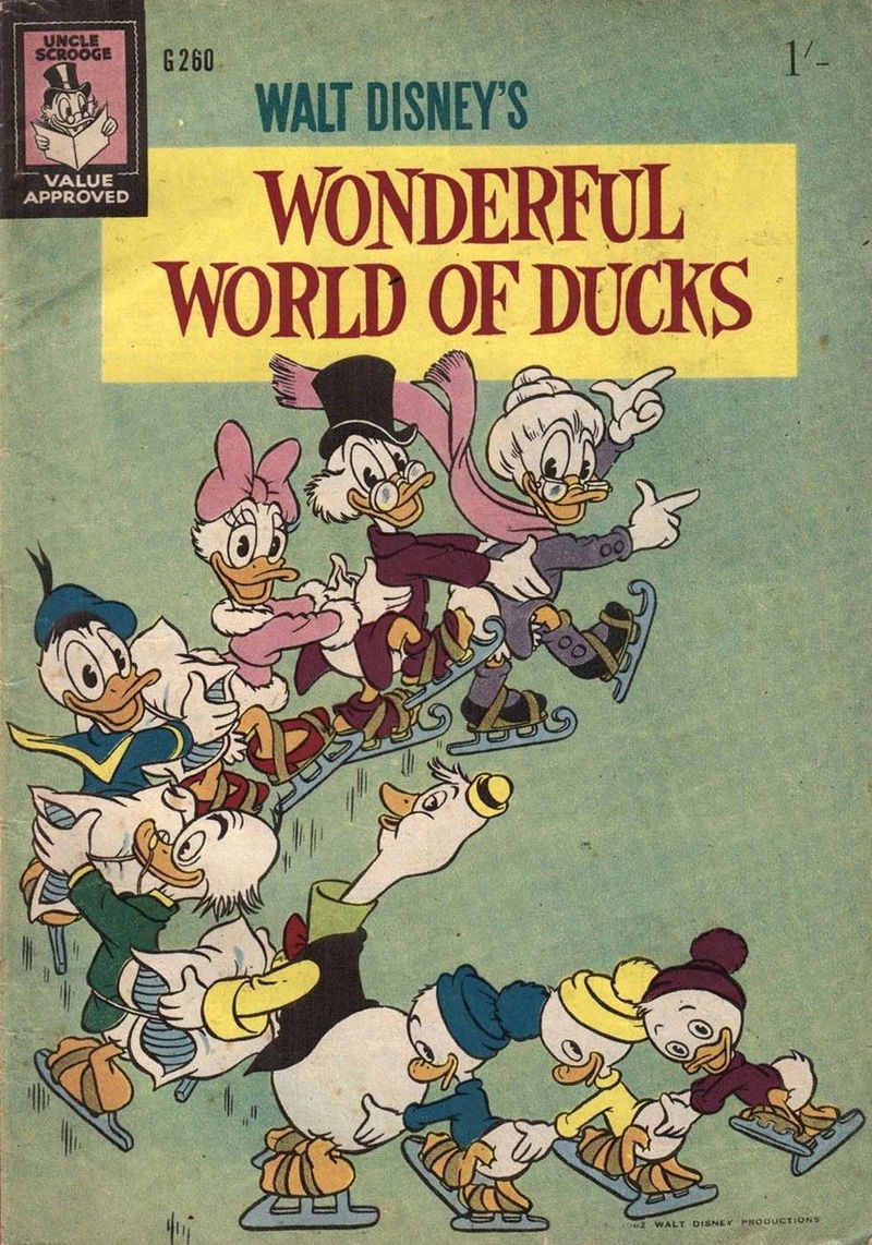 Walt Disney's Giant Comics [G Series] (WG Publications, 1951 series) #G260 — Walt Disney's Wonderful World of Ducks (1962)