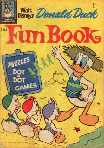 Walt Disney's Giant Comics [G Series] (WG Publications, 1951 series) #G262 — Walt Disney's Donald Duck Fun Book (1962)
