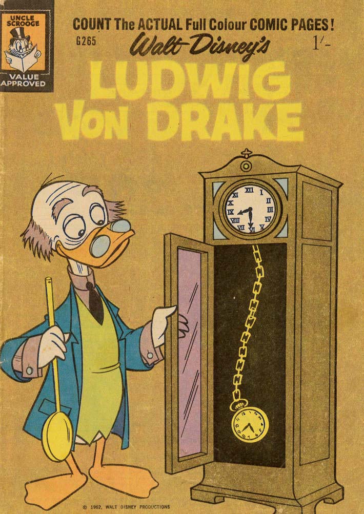 Walt Disney's Giant Comics [G Series] (WG Publications, 1951 series) #265 — Walt Disney's Ludwig Von Drake (1962)
