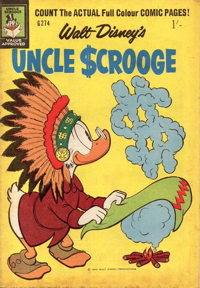 Walt Disney's Giant Comics [G Series] (WG Publications, 1951 series) #G274 — Walt Disney's Uncle Scrooge (1963)
