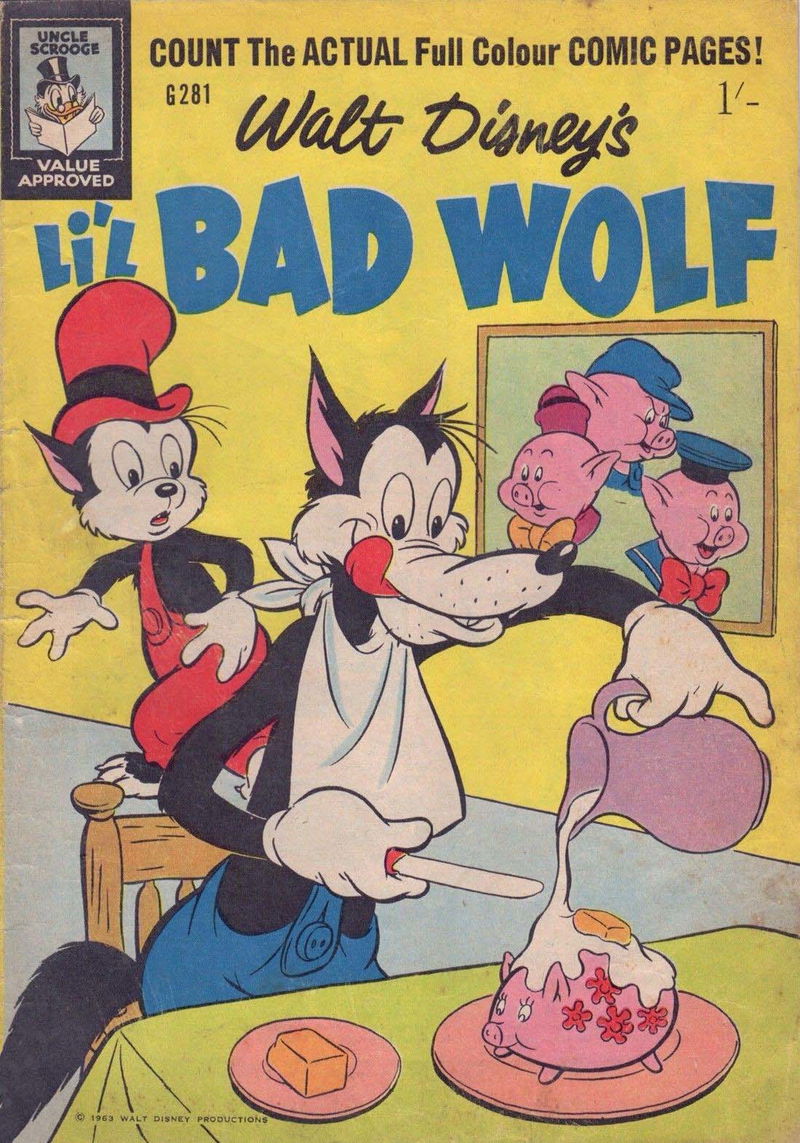 Walt Disney's Giant Comics [G Series] (WG Publications, 1951 series) #G281 — Walt Disney's Li'l Bad Wolf (1963)