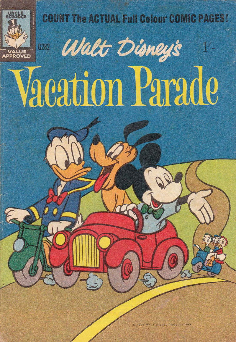 Walt Disney's Giant Comics [G Series] (WG Publications, 1951 series) #282 — Walt Disney's Vacation Parade (1963)
