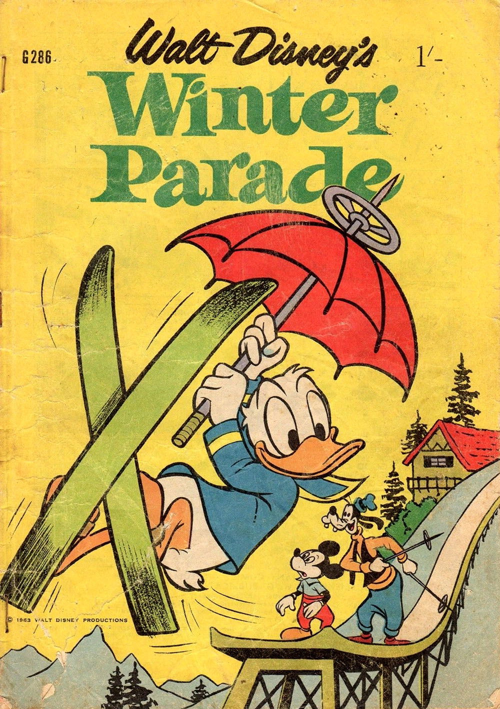 Walt Disney's Giant Comics [G Series] (WG Publications, 1951 series) #286 — Walt Disney's Winter Parade (1963)