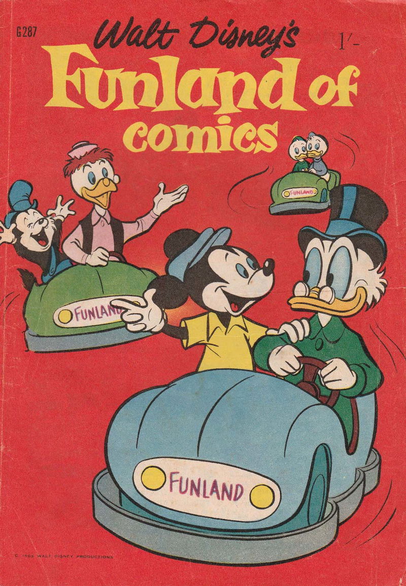 Walt Disney's Giant Comics [G Series] (WG Publications, 1951 series) #G287 — Wlat Disney's Funland of Comics (1963)