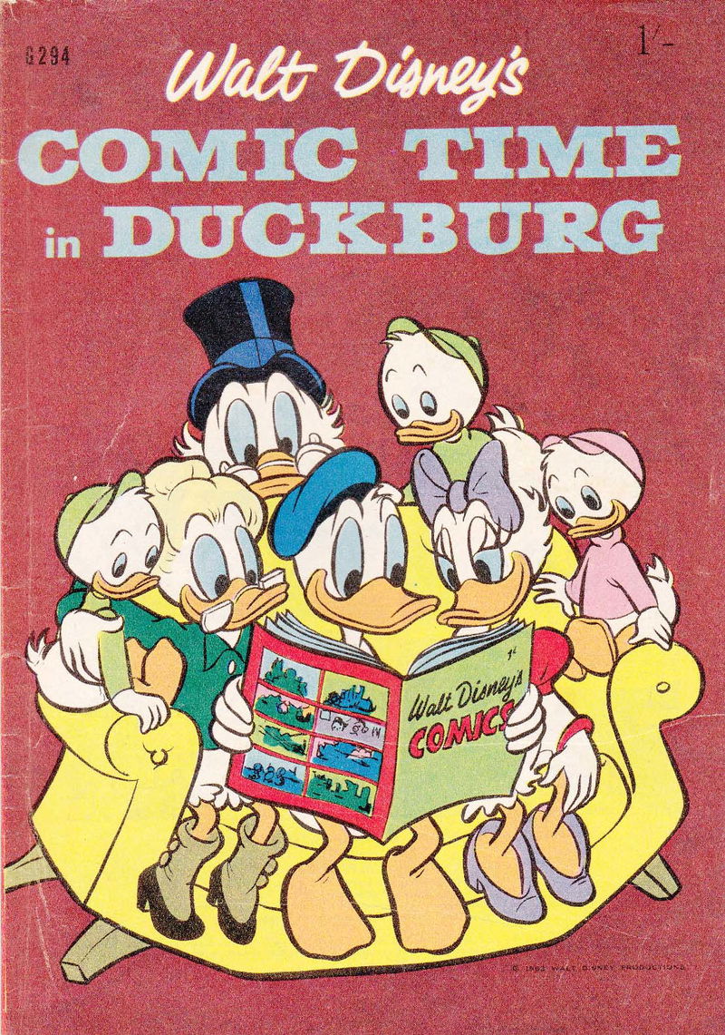 Walt Disney's Giant Comics [G Series] (WG Publications, 1951 series) #294 — Walt Disney's Comic Time in Duckburg (1963)