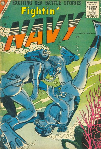 Fightin' Navy (Charlton, 1956 series) #77 February 1957